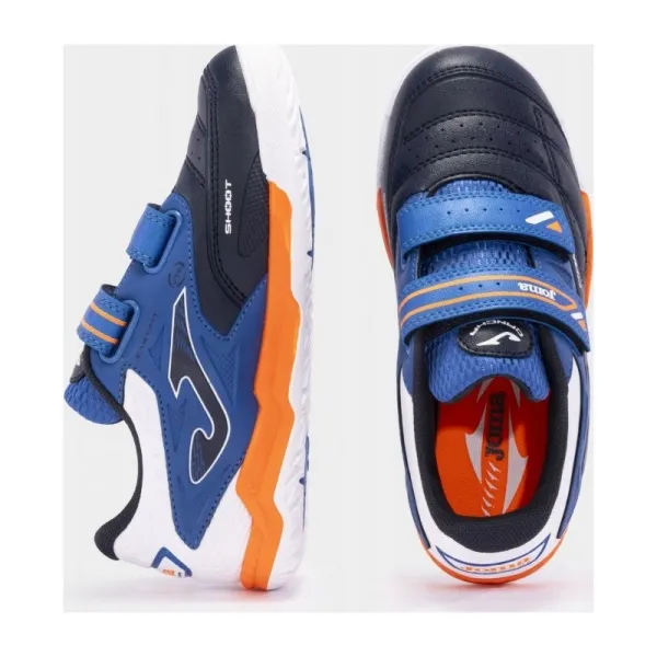 Chlapčenské futbalové kopačky halové JOMA Cancha 2403 K IC navy blue royal blue