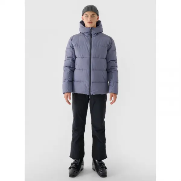 Pánska lyžiarska bunda 4F TECHNICAL JACKET-WAW24TTJAM580-32S-DENIM