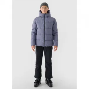 Pánska lyžiarska bunda 4F TECHNICAL JACKET-WAW24TTJAM580-32S-DENIM