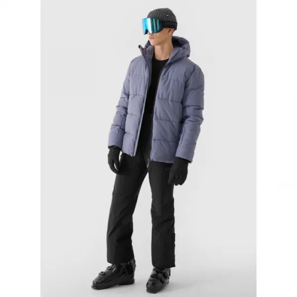 Pánska lyžiarska bunda 4F TECHNICAL JACKET-WAW24TTJAM580-32S-DENIM