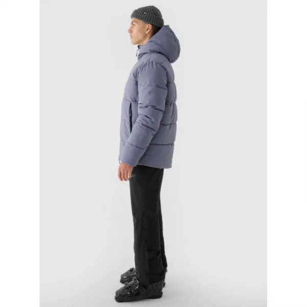Pánska lyžiarska bunda 4F TECHNICAL JACKET-WAW24TTJAM580-32S-DENIM