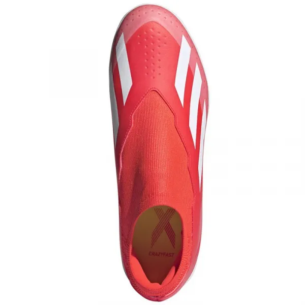Pánske futbalové kopačky turfy ADIDAS X Crazyfast League LL M TF solar red white solar yellow