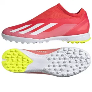 Pánske futbalové kopačky turfy ADIDAS X Crazyfast League LL M TF solar red white solar yellow