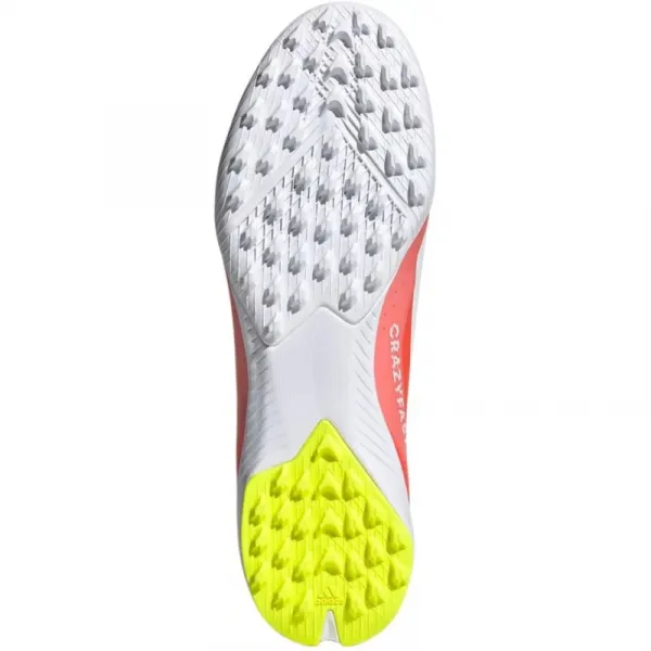 Pánske futbalové kopačky turfy ADIDAS X Crazyfast League LL M TF solar red white solar yellow