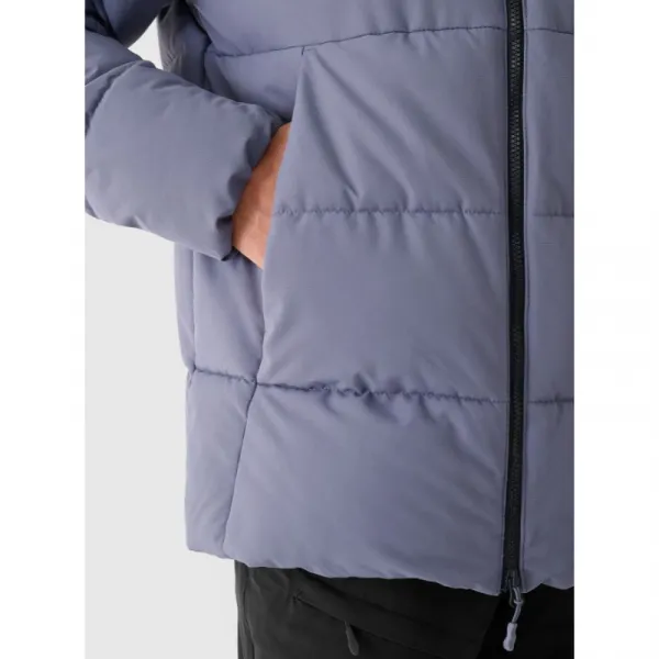 Pánska lyžiarska bunda 4F TECHNICAL JACKET-WAW24TTJAM580-32S-DENIM