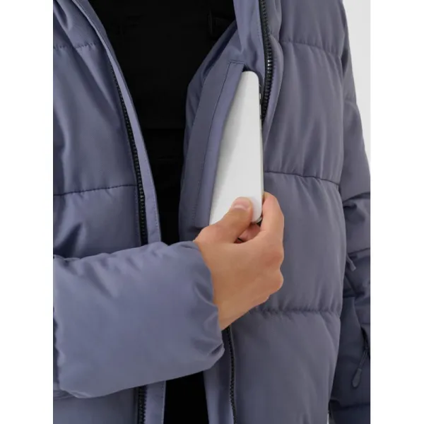 Pánska lyžiarska bunda 4F TECHNICAL JACKET-WAW24TTJAM580-32S-DENIM