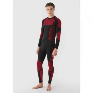 Pánske termo nohavice 4F SEAMLESS UNDERWEAR-WAW24USEAM166-62S-RED