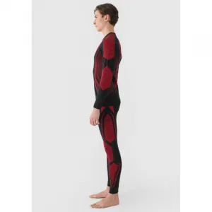 Pánske termo nohavice 4F SEAMLESS UNDERWEAR-WAW24USEAM166-62S-RED