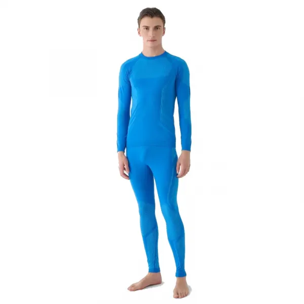 Pánske termo nohavice 4F SEAMLESS UNDERWEAR-WAW24USEAM166-33S-BLUE