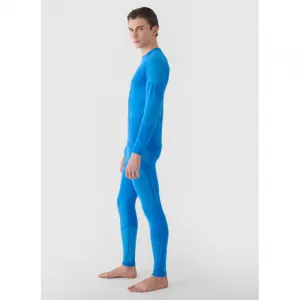 Pánske termo nohavice 4F SEAMLESS UNDERWEAR-WAW24USEAM166-33S-BLUE