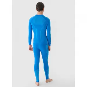 Pánske termo nohavice 4F SEAMLESS UNDERWEAR-WAW24USEAM166-33S-BLUE