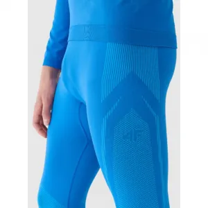 Pánske termo nohavice 4F SEAMLESS UNDERWEAR-WAW24USEAM166-33S-BLUE