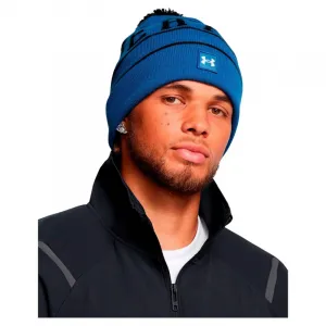 Pánska zimná čiapka UNDER ARMOUR M Halftime Pom Beanie-BLU