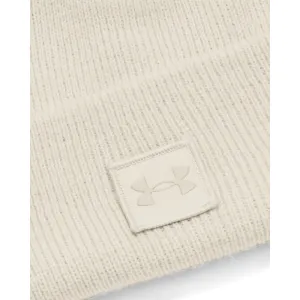 Pánska zimná čiapka UNDER ARMOUR UA Halftime Shallow Cuff-WHT