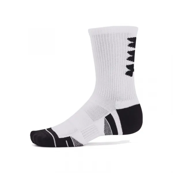 Ponožky UNDER ARMOUR 3 PACK-UA Perf Tech Nov Crew-WHT