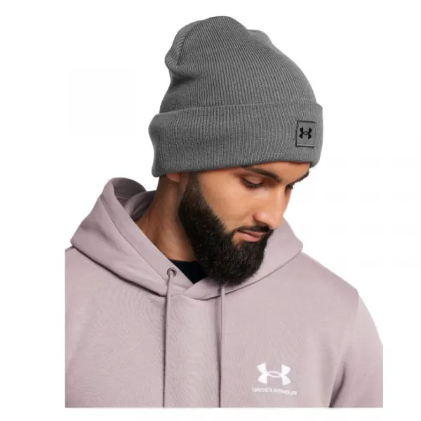 Pánska zimná čiapka UNDER ARMOUR UA Halftime Cuff-GRY 015