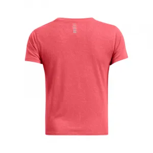 Dámske tréningové tričko s krátkym rukávom UNDER ARMOUR UA Launch Camo Shortsleeve-RED