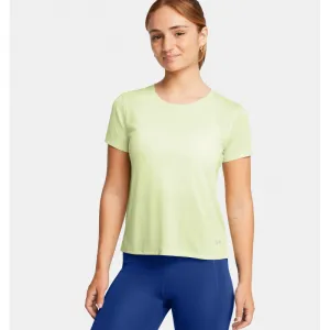 Dámske tréningové tričko s krátkym rukávom UNDER ARMOUR UA Launch Shortsleeve-GRN