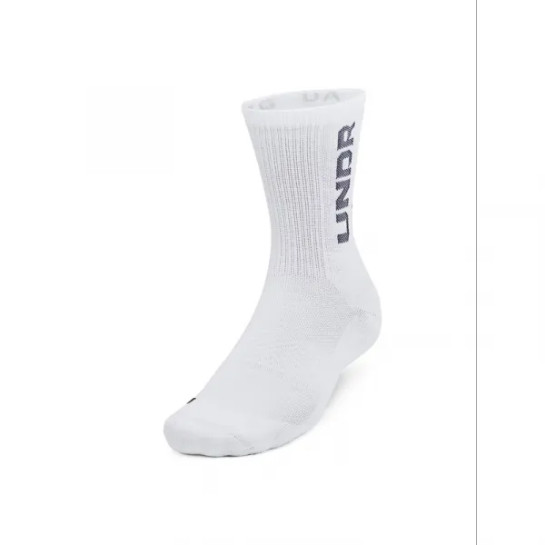 Ponožky UNDER ARMOUR 3 PACK-UA 3-Maker Mid-Crew-WHT