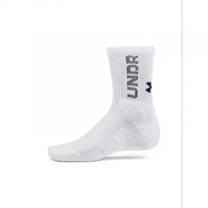 Ponožky UNDER ARMOUR 3 PACK-UA 3-Maker Mid-Crew-WHT