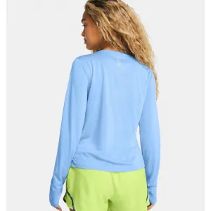Dámske tréningové tričko s dlhým rukávom UNDER ARMOUR UA Launch Longsleeve - BLU