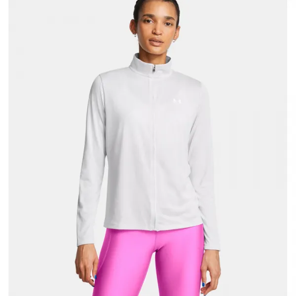 Dámska tréningová mikina so zipsom UNDER ARMOUR Tech Full Zip-GRY