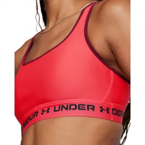 Dámska tréningová športová podprsenka UNDER ARMOUR Crossback Mid Bra-RED