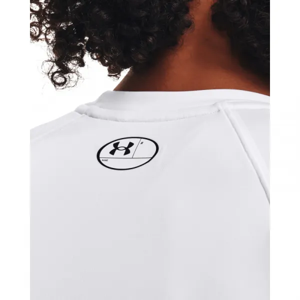 Dámske tréningové tričko s dlhým rukávom UNDER ARMOUR UA CG Authentics Crew-WHT
