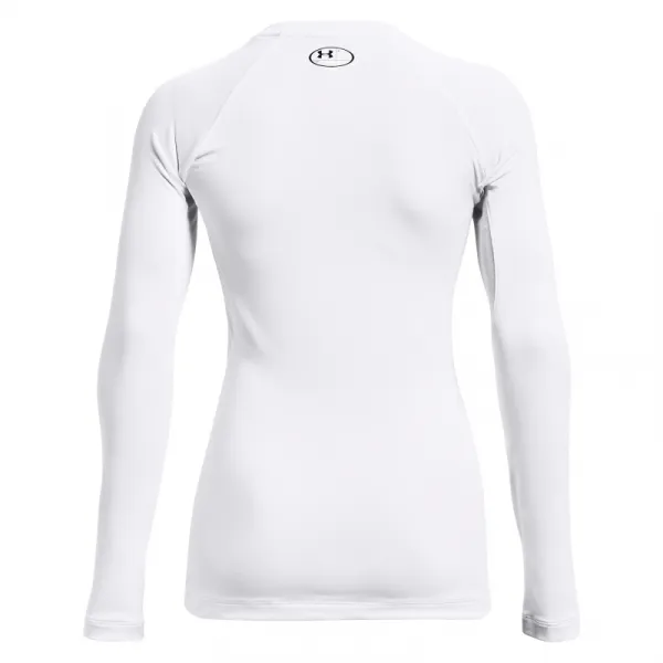 Dámske tréningové tričko s dlhým rukávom UNDER ARMOUR UA CG Authentics Crew-WHT
