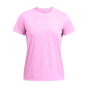 Dámske tréningové tričko s krátkym rukávom UNDER ARMOUR Tech Riddle SSC-PNK