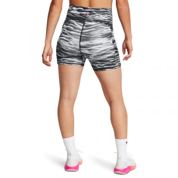 Dámske tréningové kraťasy UNDER ARMOUR PROJECT ROCK PROJECT ROCK Lets Go BTB Middy Pt-BLK