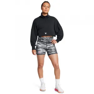 Dámske tréningové kraťasy UNDER ARMOUR PROJECT ROCK PROJECT ROCK Lets Go BTB Middy Pt-BLK