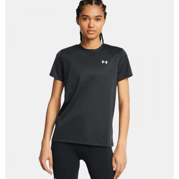 Dámske tréningové tričko s krátkym rukávom UNDER ARMOUR Tech Riddle SSC-BLK