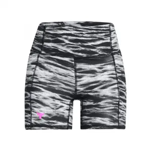 Dámske tréningové kraťasy UNDER ARMOUR PROJECT ROCK PROJECT ROCK Lets Go BTB Middy Pt-BLK