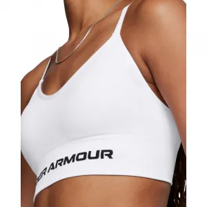 Dámska tréningová športová podprsenka UNDER ARMOUR Vanish Seamless Low Bra-WHT