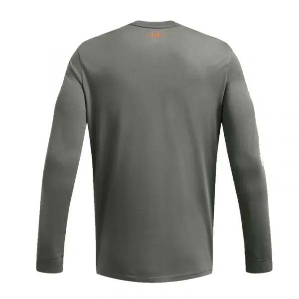Pánske tričko s dlhým rukávom UNDER ARMOUR PROJECT ROCK UA PROJECT ROCK BRAHMA BULL LS-GRN
