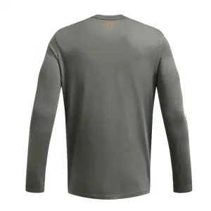 Pánske tričko s dlhým rukávom UNDER ARMOUR PROJECT ROCK UA PROJECT ROCK BRAHMA BULL LS-GRN