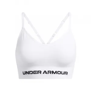 Dámska tréningová športová podprsenka UNDER ARMOUR Vanish Seamless Low Bra-WHT