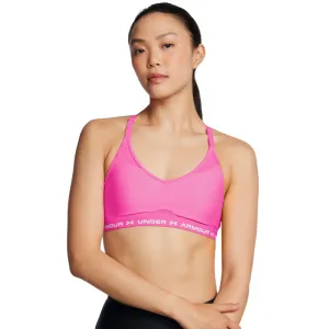 Dámska tréningová športová podprsenka UNDER ARMOUR UA Crossback Low Bra-PNK