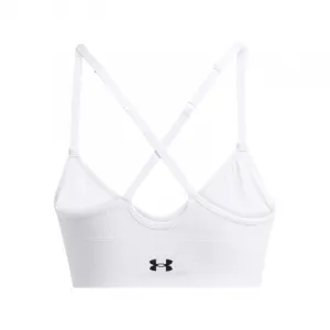 Dámska tréningová športová podprsenka UNDER ARMOUR Vanish Seamless Low Bra-WHT