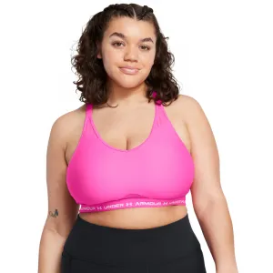 Dámska tréningová športová podprsenka UNDER ARMOUR UA Crossback Low Bra-PNK
