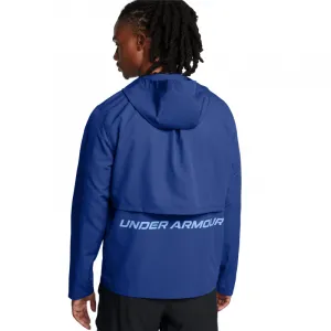 Pánska bežecká bunda UNDER ARMOUR UA STORM RUN HOODED JACKET-BLU