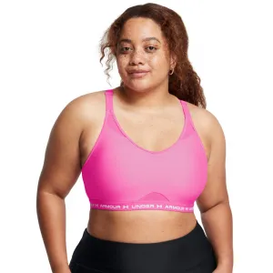 Dámska tréningová športová podprsenka UNDER ARMOUR UA Crossback Low Bra-PNK