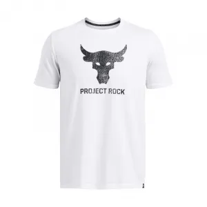 Pánske tričko s krátkym rukávom UNDER ARMOUR PROJECT ROCK UA Brahma Bull SS-WHT