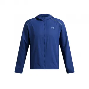Pánska bežecká bunda UNDER ARMOUR UA STORM RUN HOODED JACKET-BLU