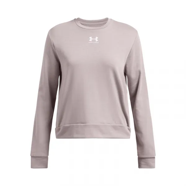 Dámska mikina UNDER ARMOUR Rival Terry Crew-GRY