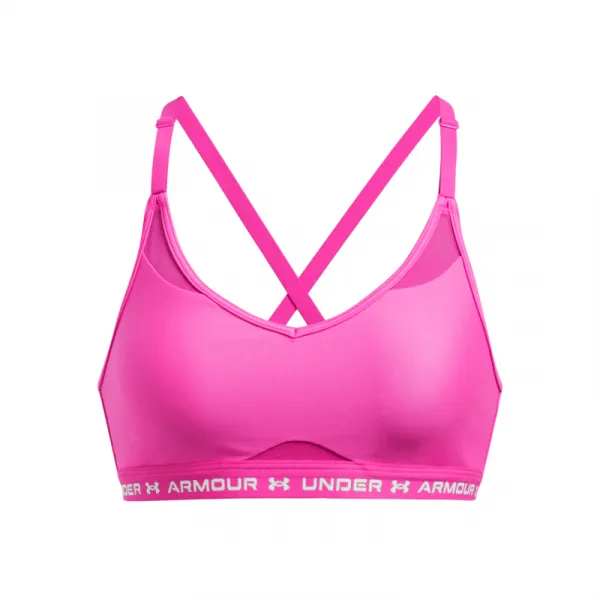 Dámska tréningová športová podprsenka UNDER ARMOUR UA Crossback Low Bra-PNK