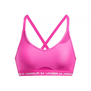 Dámska tréningová športová podprsenka UNDER ARMOUR UA Crossback Low Bra-PNK