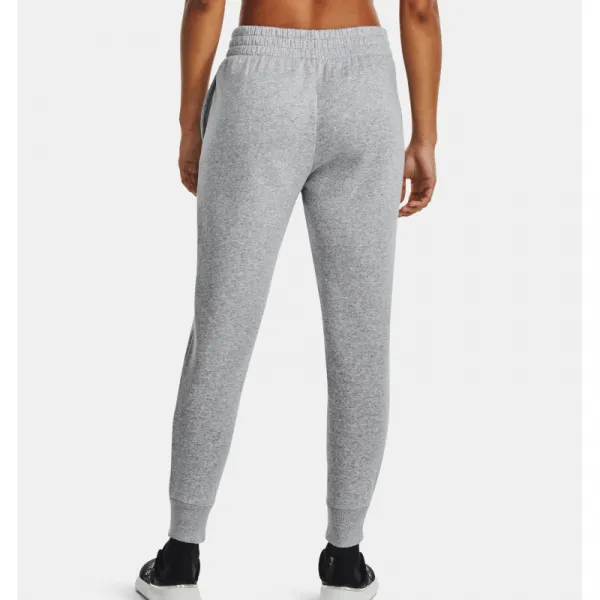 Dámske zateplené tepláky UNDER ARMOUR UA Rival Fleece Jogger-GRY