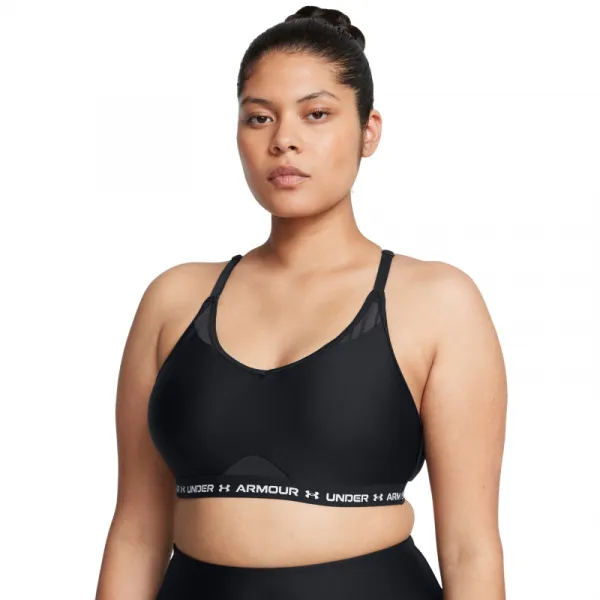 Dámska tréningová športová podprsenka UNDER ARMOUR UA Crossback Low Bra-BLK